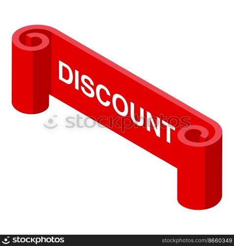 New price discount icon isometric vector. Sale sticker. Label offer. New price discount icon isometric vector. Sale sticker