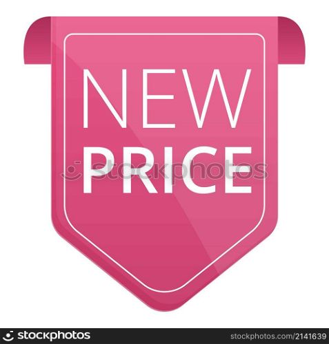 New price promotion icon cartoon vector. Discount sticker. Tag label. New price promotion icon cartoon vector. Discount sticker