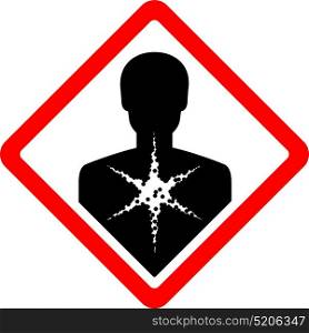 New safety symbol. Longer term health hazards such as carcinogenicity