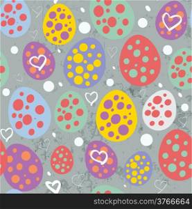 New school style easter eggs seamless pattern