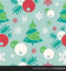 New Year Christmas seamless colorful background. Seamless repeating pattern.. New Year Christmas seamless