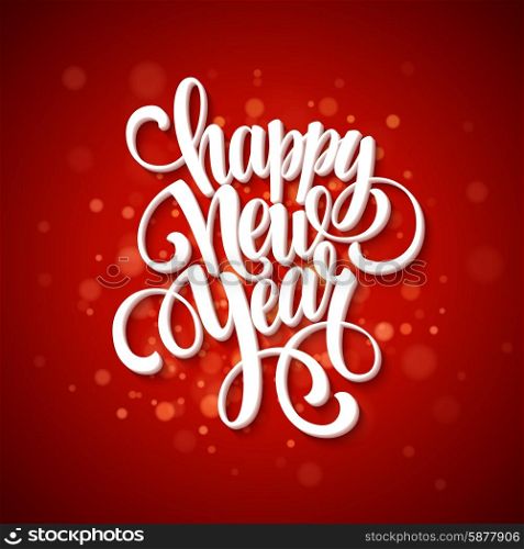 New Year greeting card. Blurred background. Vector illustration.. New Year greeting card. Blurred background. Vector illustration EPS 10
