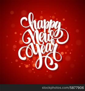 New Year greeting card. Blurred background. Vector illustration.. New Year greeting card. Blurred background. Vector illustration EPS 10