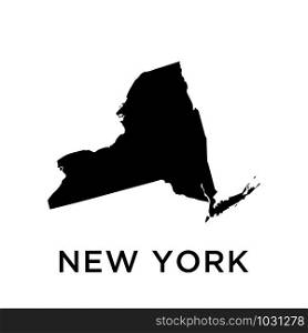 New York map icon design trendy