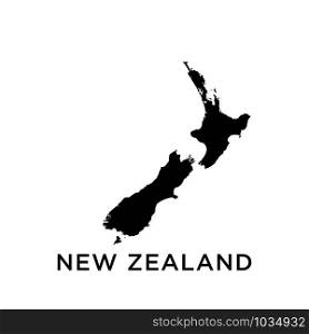New Zealand map icon design trendy