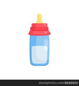 newborn feeding bottle cartoon. newborn feeding bottle sign. isolated symbol vector illustration. newborn feeding bottle cartoon vector illustration