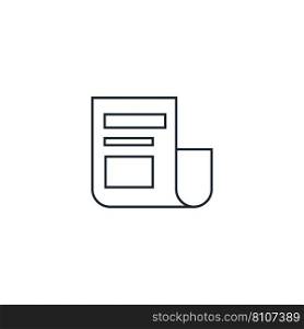 News feed creative icon from social media Vector Image