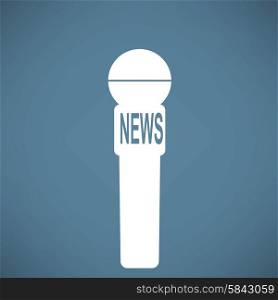 news microphone icon