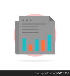 Newspaper, Business, Financial, Market, News, Paper, Times Abstract Circle Background Flat color Icon