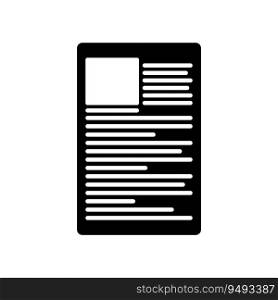newspaper icon vector template illustration logo design