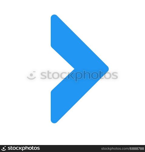 next arrow, icon on isolated background