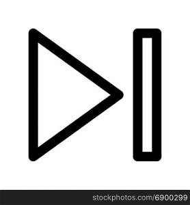 next track arrow, icon on isolated background