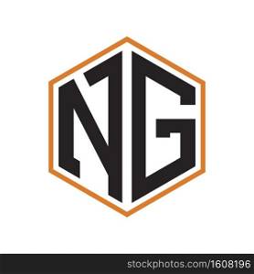 NG letter logo,symbol technology vector design