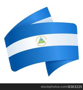 Nicaragua icon cartoon vector. Flag day. Policital country. Nicaragua icon cartoon vector. Flag day