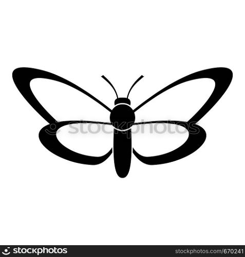 Nice butterfly icon. Simple illustration of nice butterfly vector icon for web. Nice butterfly icon, simple style.