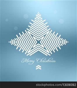 Nice christmas background with abstract snowflake embellishment. Christmas background with abstract snowflake