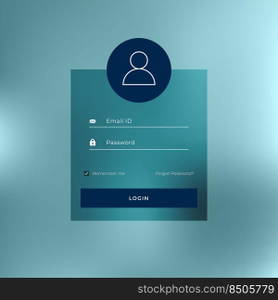 nice login interface template design