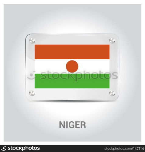 Niger flags design vector