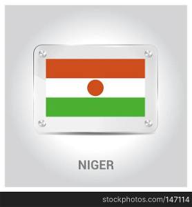 Niger flags design vector