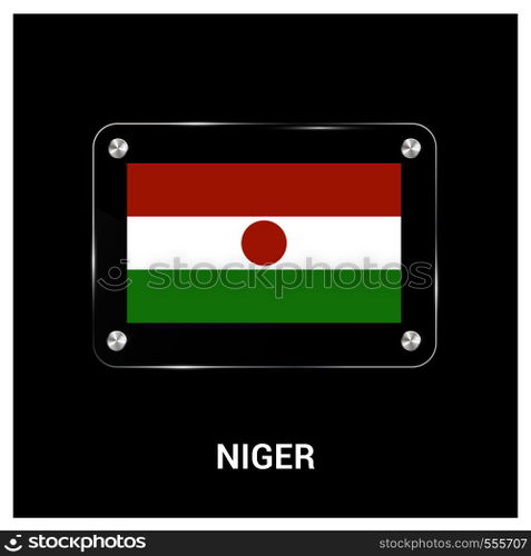 Niger flags design vector