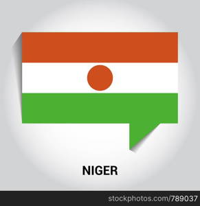 Niger flags design vector