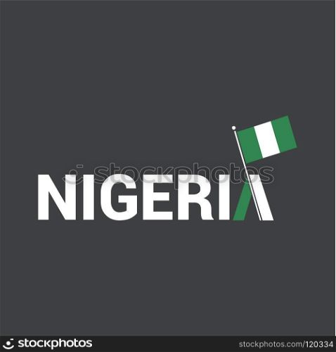 Nigeria Independence day design vector