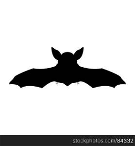 Night bat it is black icon . Simple style .. Night bat it is black icon .