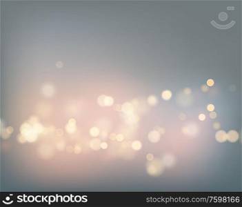 Night city Gray sky with lens flare and bokeh pattern background. Vector illustration EPS10. Night city Gray sky with lens flare and bokeh pattern background. Vector illustration