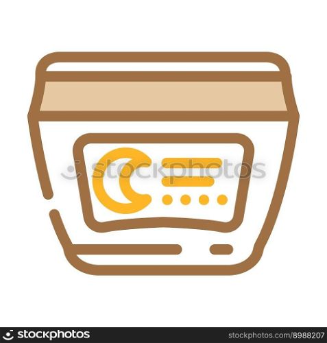 night cream product color icon vector. night cream product sign. isolated symbol illustration. night cream product color icon vector illustration