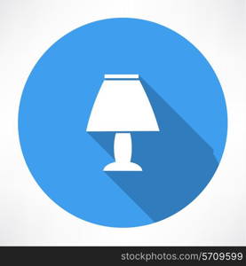 night lamp icon. Flat modern style vector illustration