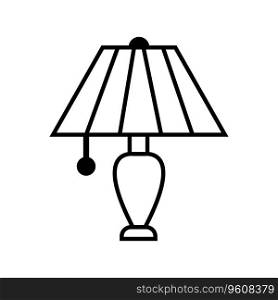 night lamp icon logo vector design template