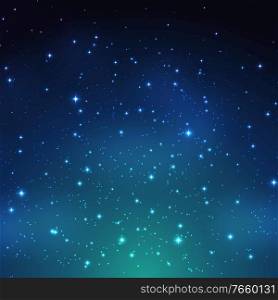 Night shining starry sky background. Vector Illustration EPS10. Night shining starry sky background. Vector Illustration