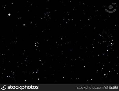 Night sky background with glowing stars ideal desktop