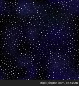 Night sky with stars seamless pattern. Vector illustration.