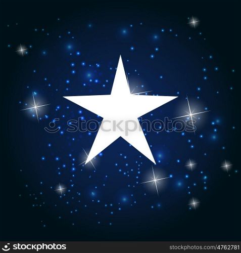 Night Star Sky Vector Illustration Background. EPS10. Night Star Sky Vector Illustration Background.