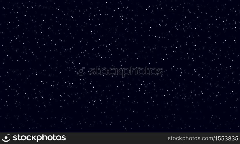 Night starry sky. Bright light of distant galaxies against blackness of space endless cosmic nebulae astronomical space of glowing vector constellations.. Night starry sky. Bright light of distant galaxies against blackness of space endless cosmic.