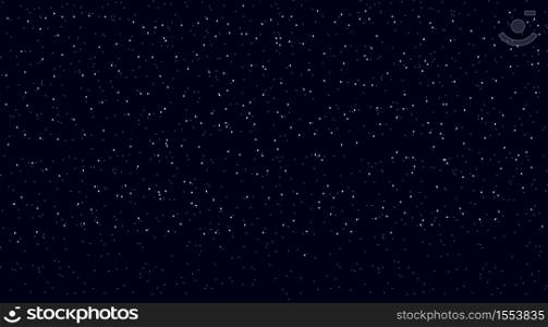 Night starry sky. Bright light of distant galaxies against blackness of space endless cosmic nebulae astronomical space of glowing vector constellations.. Night starry sky. Bright light of distant galaxies against blackness of space endless cosmic.