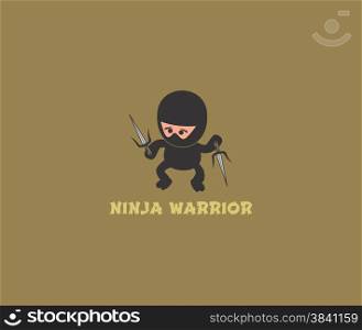 ninja character theme vector graphic art design illustration