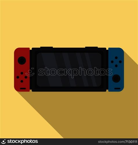Nintendo switch icon. Flat illustration of nintendo switch vector icon for web design. Nintendo switch icon, flat style