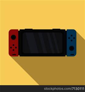 Nintendo switch icon. Flat illustration of nintendo switch vector icon for web design. Nintendo switch icon, flat style