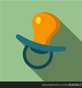 Nipple toy icon. Flat illustration of nipple toy vector icon for web design. Nipple toy icon, flat style
