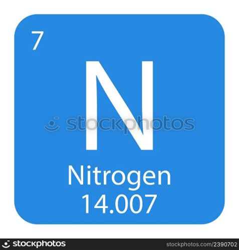 nitrogen symbol vector illustration design