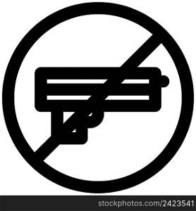 No arm and ammunition prohibited in public place location