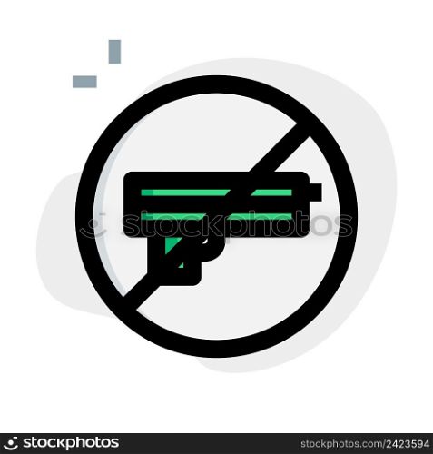 No arm and ammunition prohibited in public place location