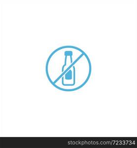 no drinking icon flat vector logo design trendy illustration signage symbol graphic simple