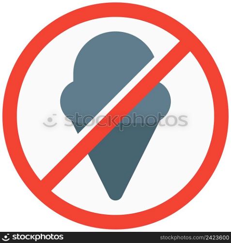 No ice cream allowed in a movie theater location