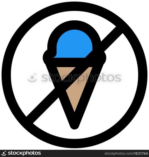 No ice cream allowed in mall for different section