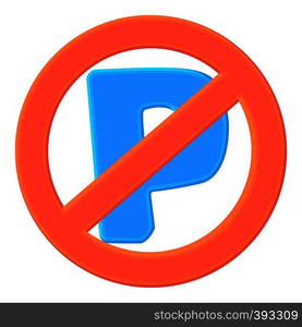 No parking icon. Cartoon illustration of no parking vector icon for web. No parking icon, cartoon style