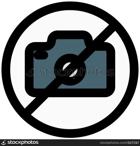 No photography allowed in sensitive area of the location