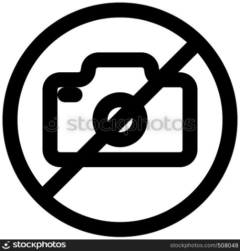 No photography allowed in sensitive area of the location